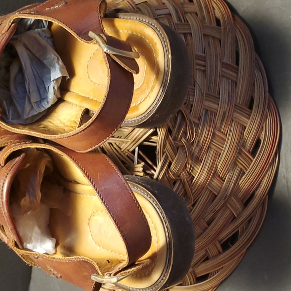 Allen Edmonds Barbandos Fisherman Style Mens Sandals Size 11.5 EE Brown Leather - Picture 5 of 8